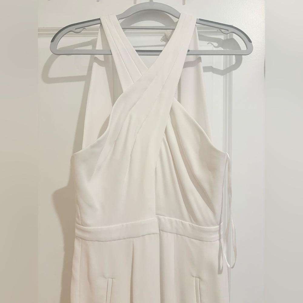 White Formal Jumpsuit/Dress🤍👩‍🦳❕